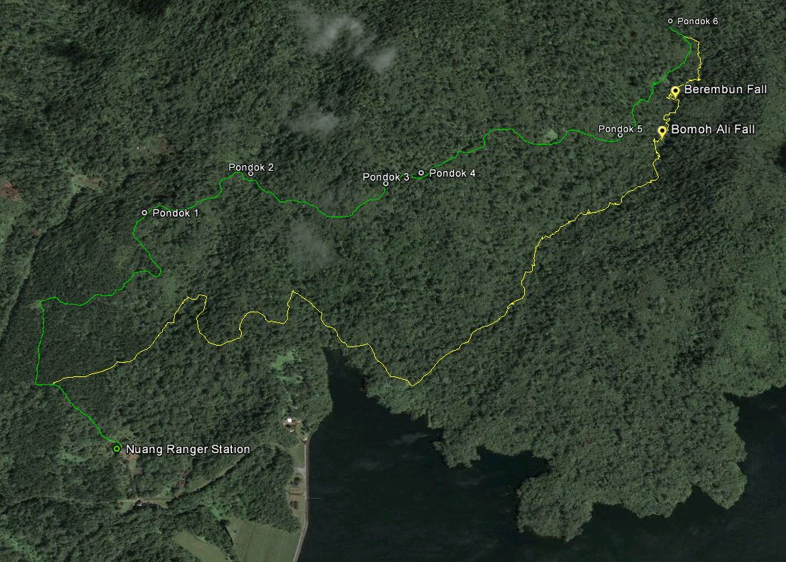 Tracks on Google Earth